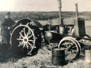 In the 1930s through to laye 1950s a gasoline tractor replaced the steam engine